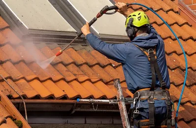 Démoussage et hydrofuge de toiture à Peltre
